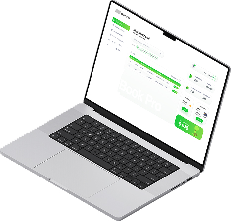 GreenBill application shown on mobile devices